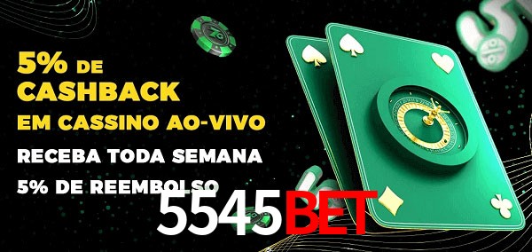 Promoções do cassino ao Vivo 5545bet